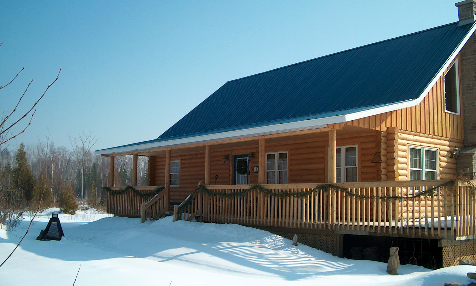 Saugeen model log home