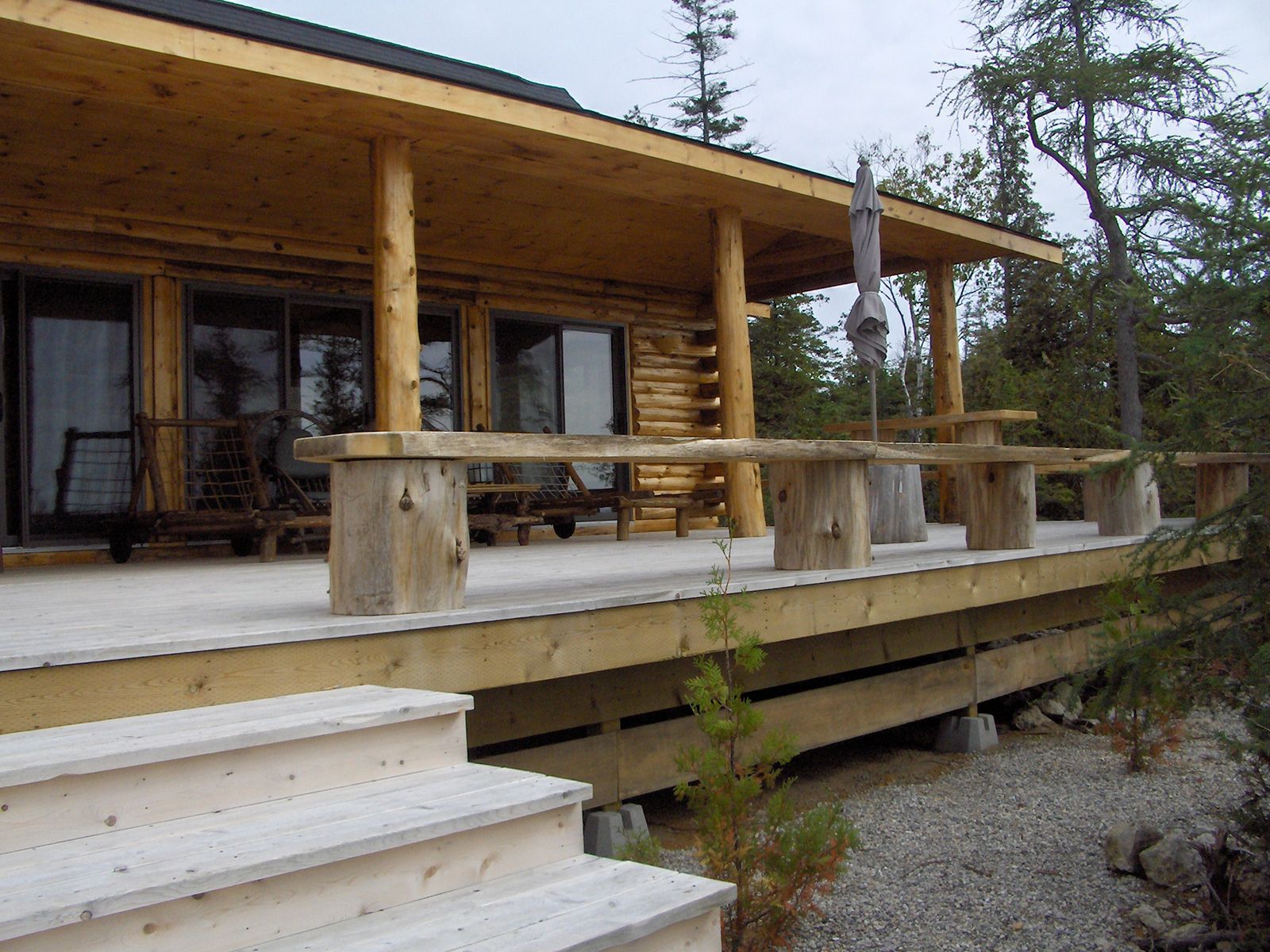 Whiskey Island: front porch