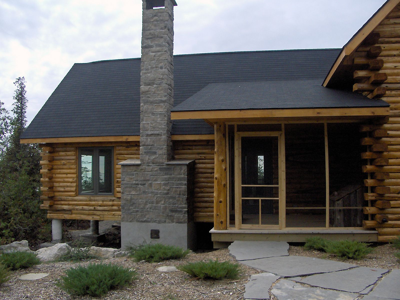 Whiskey Island: chimney